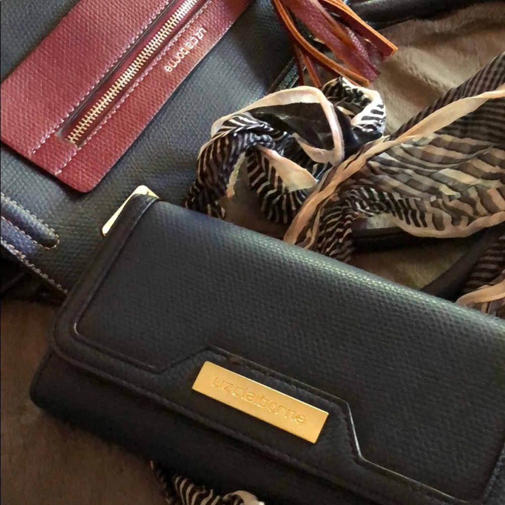 Liz Claiborne Navy Blue Wallet